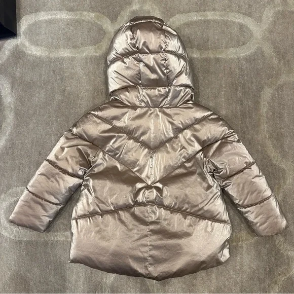 Mayoral Girl’s Rose Gold Puffer Coat
